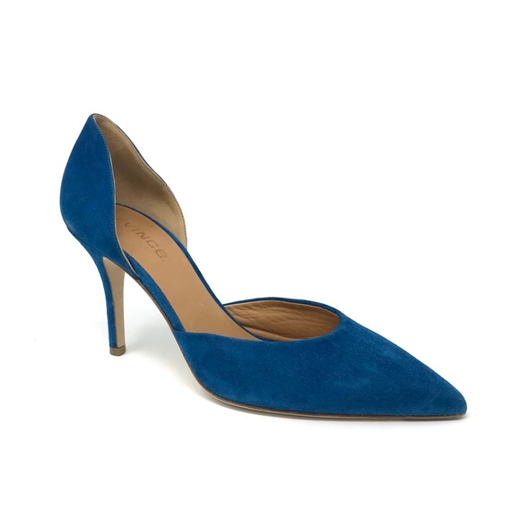 Celeste Suede d'Orsay Pump - Picture 3 of 6